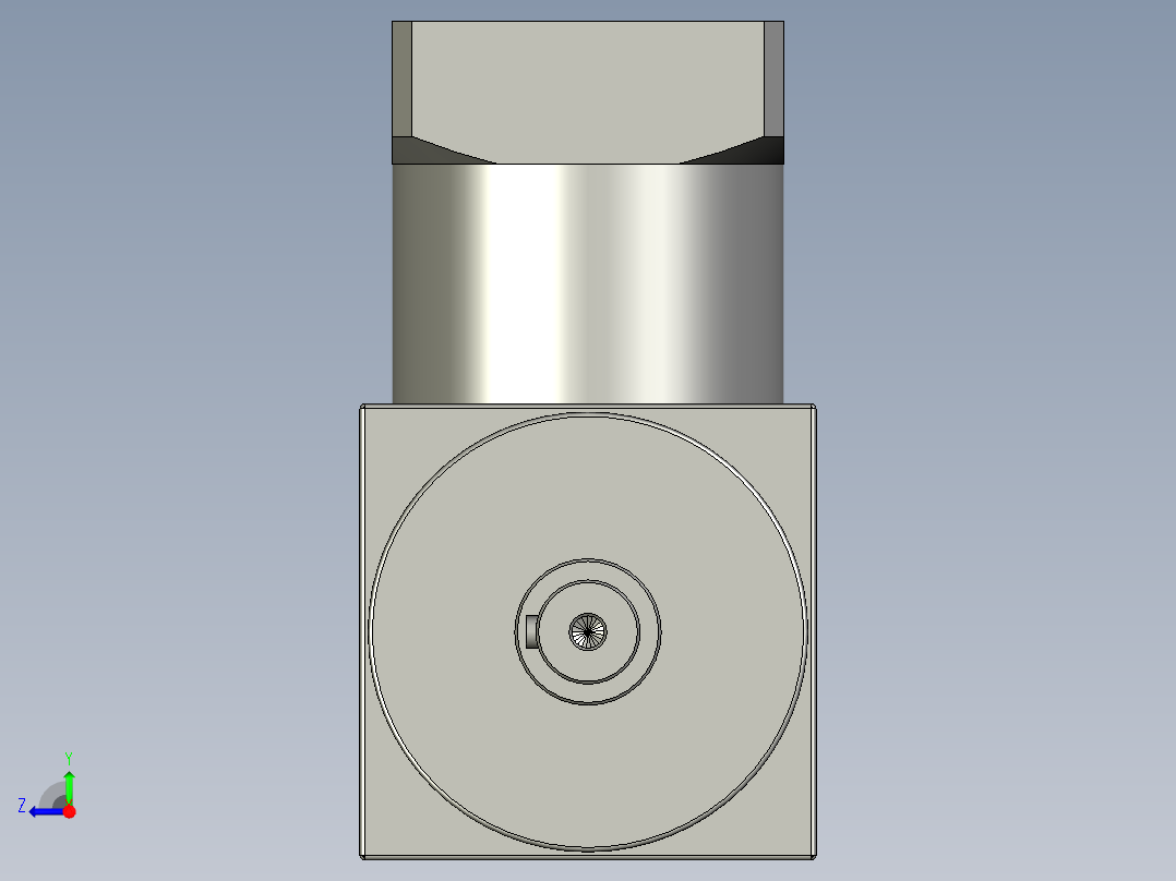 ZT系列精密转向器ZT140右视图