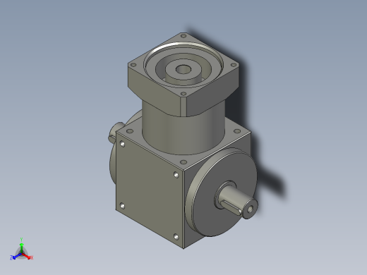 ZT系列精密转向器ZT140正等轴测缩略图