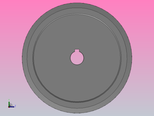 标准型梯形齿同步带轮L型[SLHK-30-075-dk12-D]左视缩略图