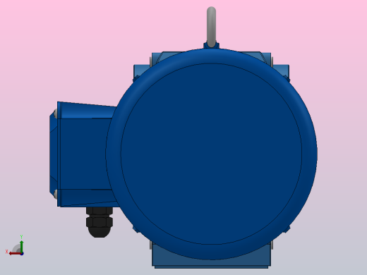 KA77空心轴安装螺旋锥齿轮减速机KA77-YV5.5-4P-25.62-M1-0°-A后视缩略图