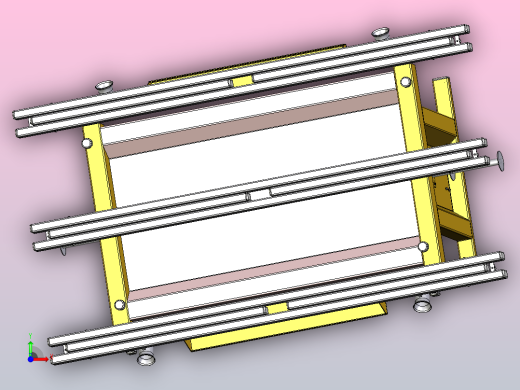 铝车间工作台前视缩略图