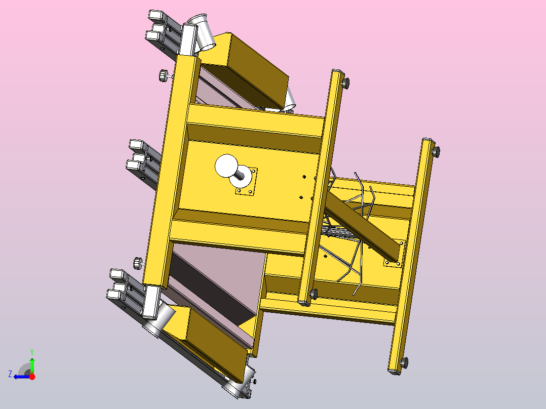 铝车间工作台右视图