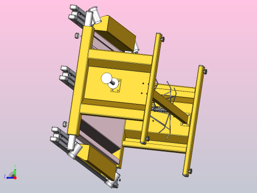 铝车间工作台右视缩略图