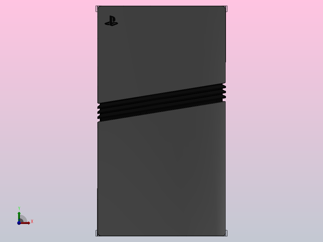 PS5 Pro +基础水平前视图