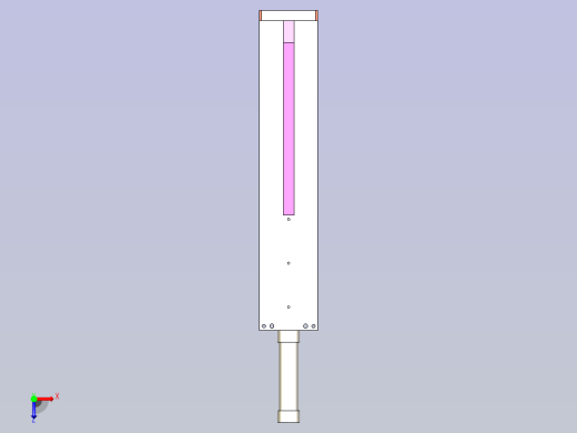气缸盖轮压入气缸结构3D图俯视缩略图