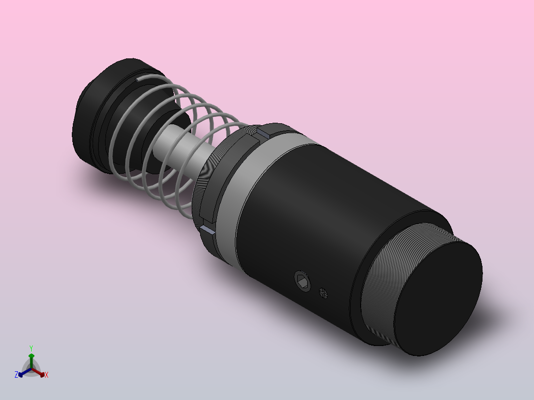 AD-64050／64100／64150油压缓冲器[AD▪6450]正等轴测图