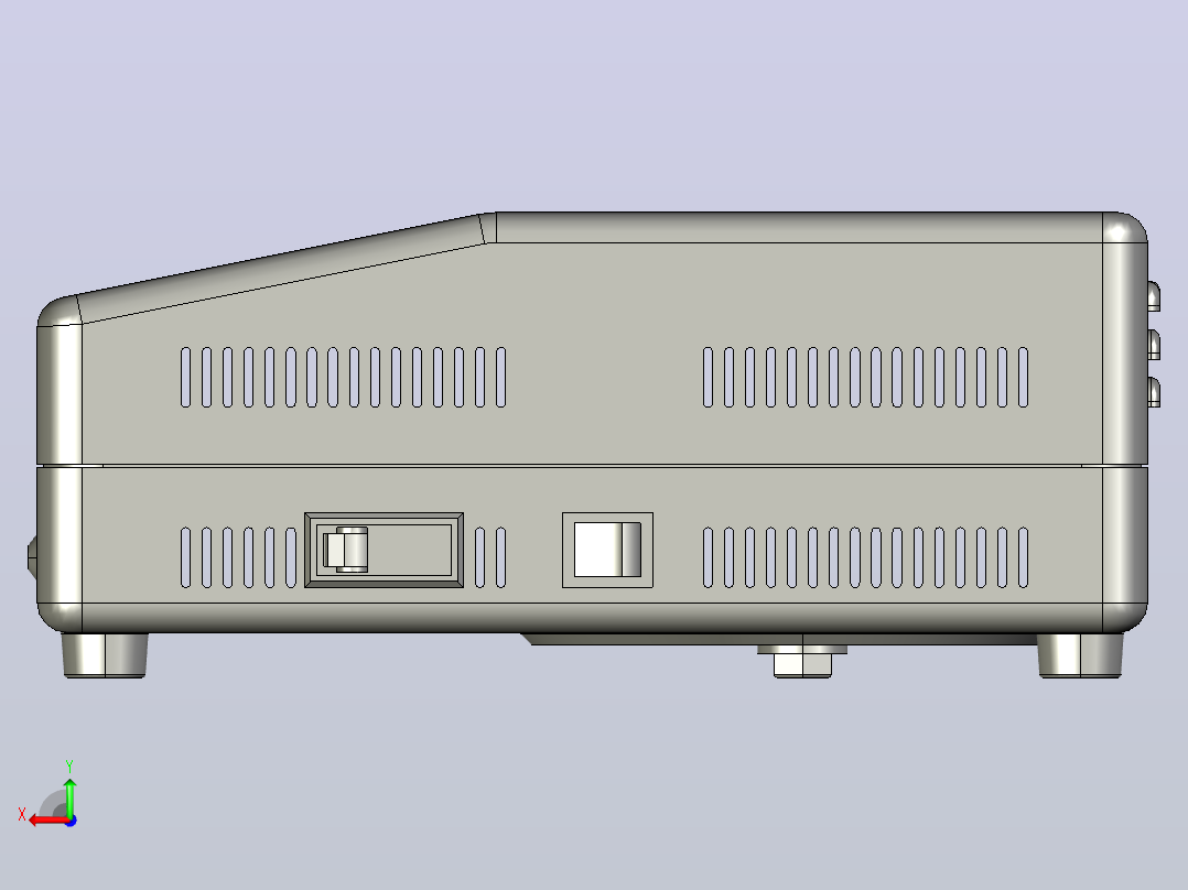 TM-3自动交流稳压器三维模型202101后视图