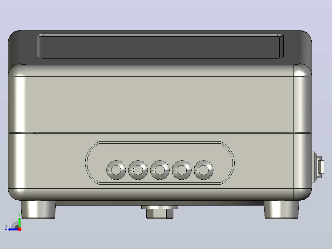 TM-3自动交流稳压器三维模型202101右视图