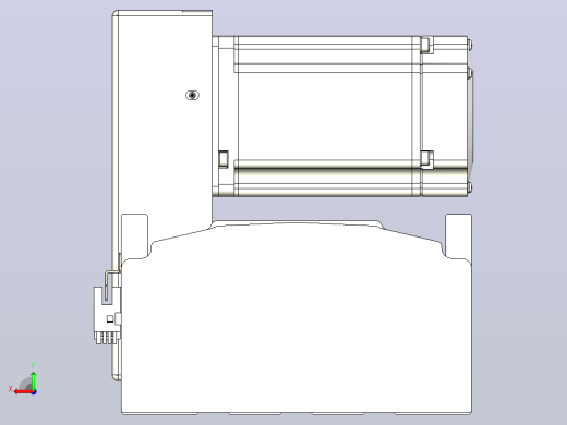 皮带直线轴半封闭可选导轨TPA-HNB-175D-140-L1450-RU-Y-P75-N3后视缩略图