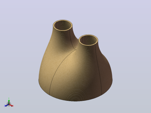 曲面裤衩模型正等轴测缩略图