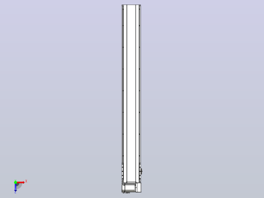 皮带直线轴半封闭可选导轨TPA-HNB-175D-140-L1350-RU-C-P75-N3俯视缩略图