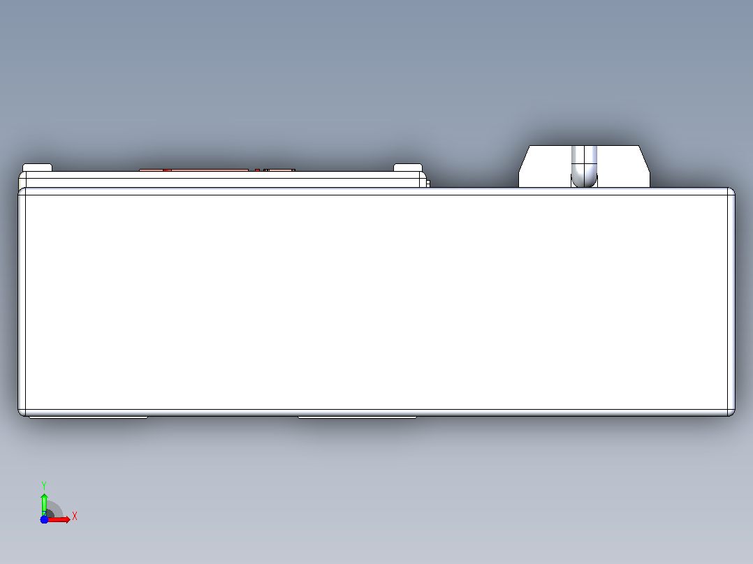 滚珠丝杠直线轴带导轨全封闭TPA-HCR-110D-1610C-L300-MR-Y-P40-N3前视图