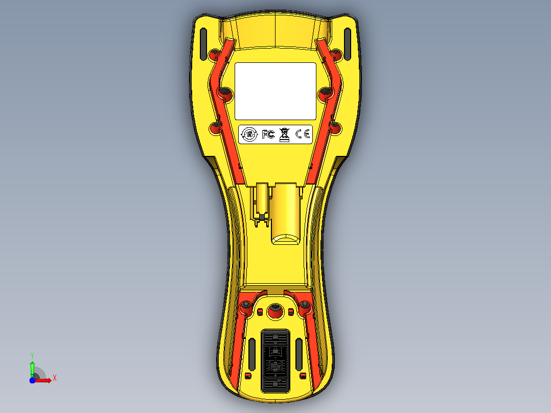 HW1911i Cordless手持式扫描枪前视图