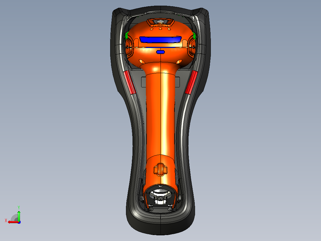HW1911i Cordless手持式扫描枪后视图