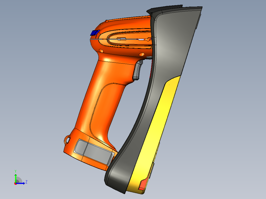 HW1911i Cordless手持式扫描枪左视图