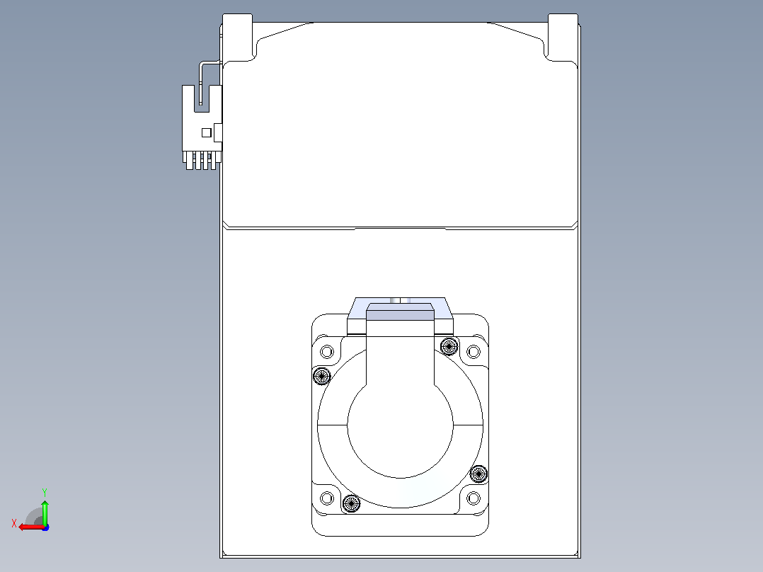 日规模组半封闭丝杆TPA-HNR-120D-1610C-L150-MP-Y-P40-N3后视图