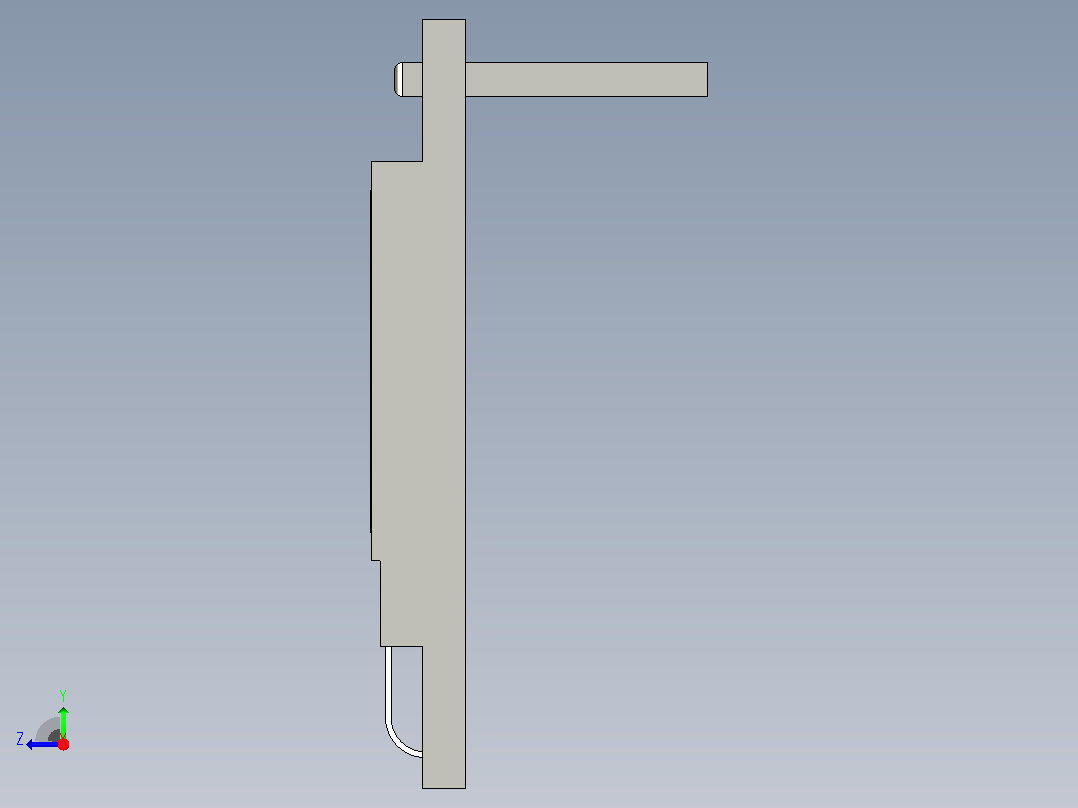 0.9英寸I2C OLED 128×64显示屏模块右视图