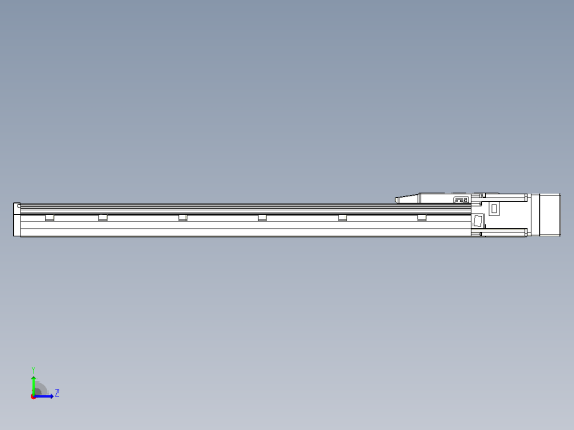 滚珠丝杠直线轴内置导轨TPA-GCR-150-2010C-L700-MR-M75-N3左视缩略图