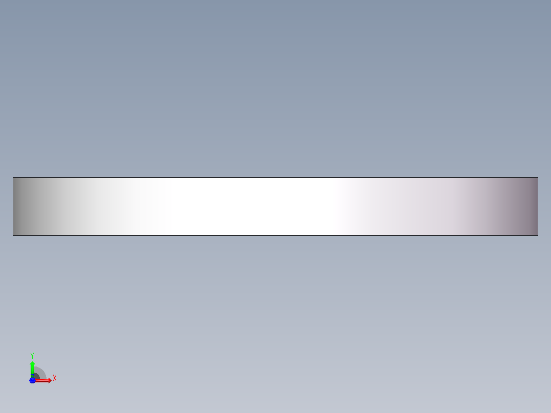 DN50真空法兰(无槽)前视图