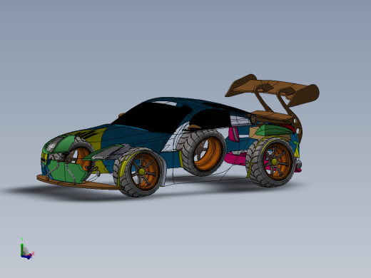 50-尼桑 350z SolidWorks