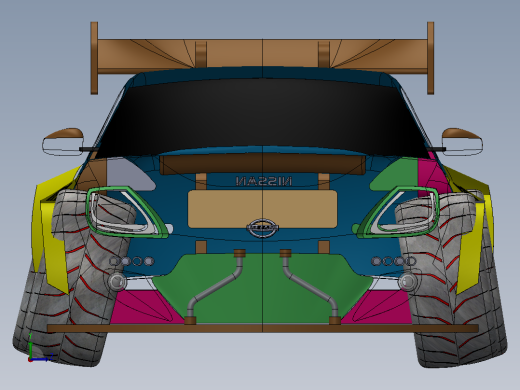 50-尼桑 350z SolidWorks左视缩略图