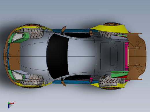 50-尼桑 350z SolidWorks俯视缩略图