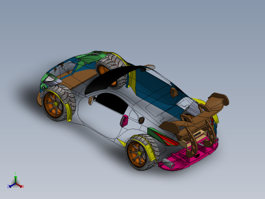 50-尼桑 350z SolidWorks正等轴测缩略图