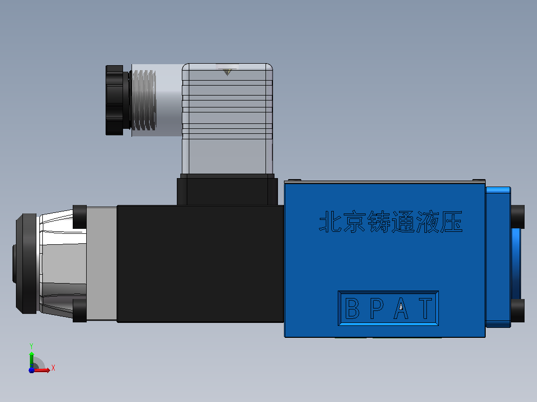 WE5B 电磁换向阀前视图