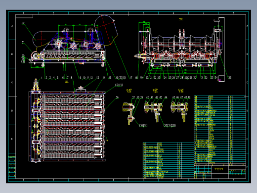玉米收获机、剥皮机 _CAD图纸