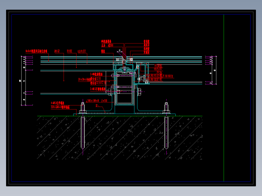 玻璃幕墙1节点图1