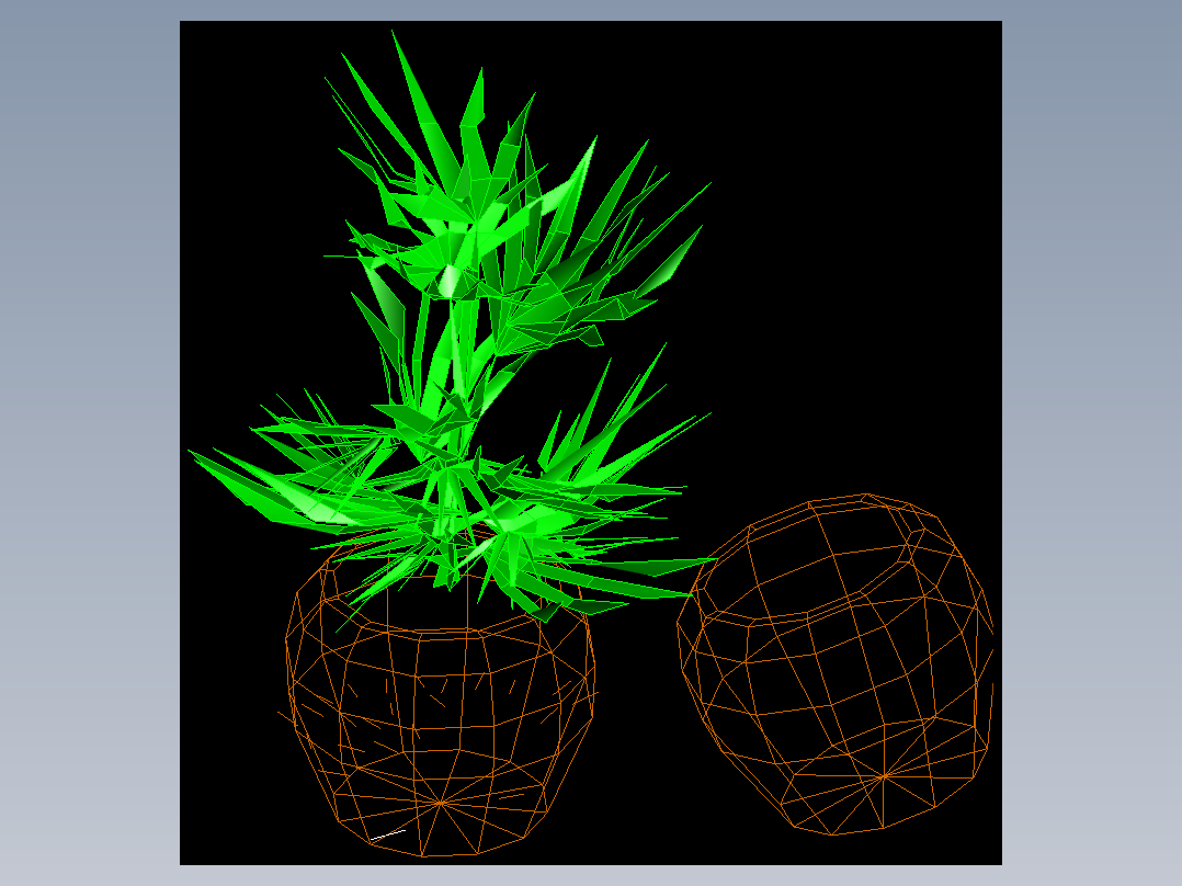 室内家具及植物三维模型四-HH003