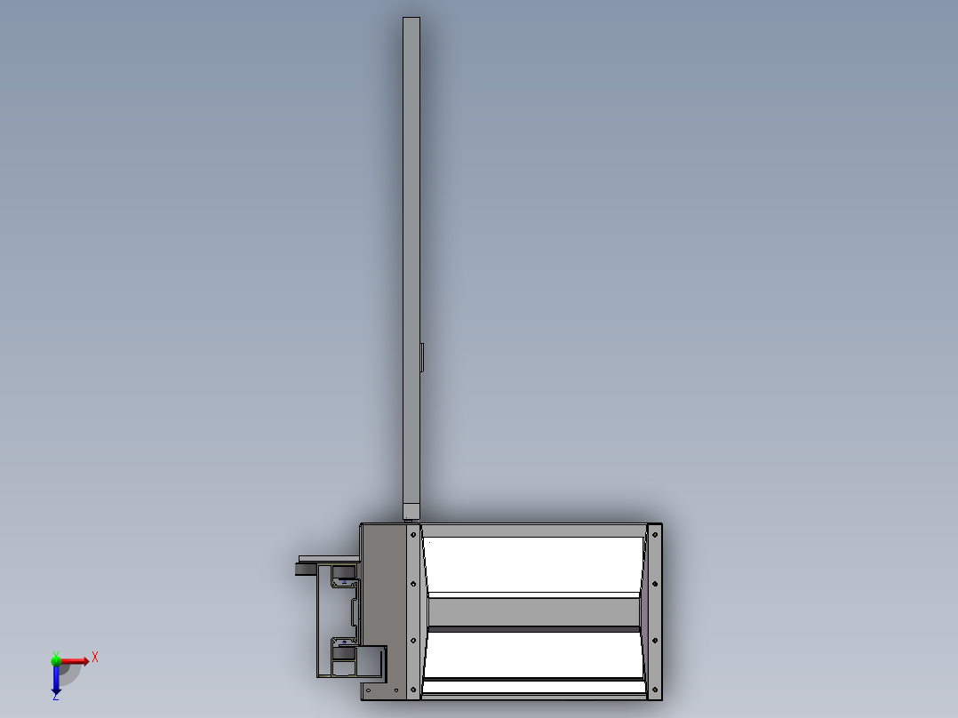自动售货机取货机械手俯视图