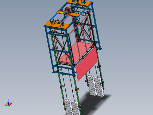 F957 3T升降垛码机