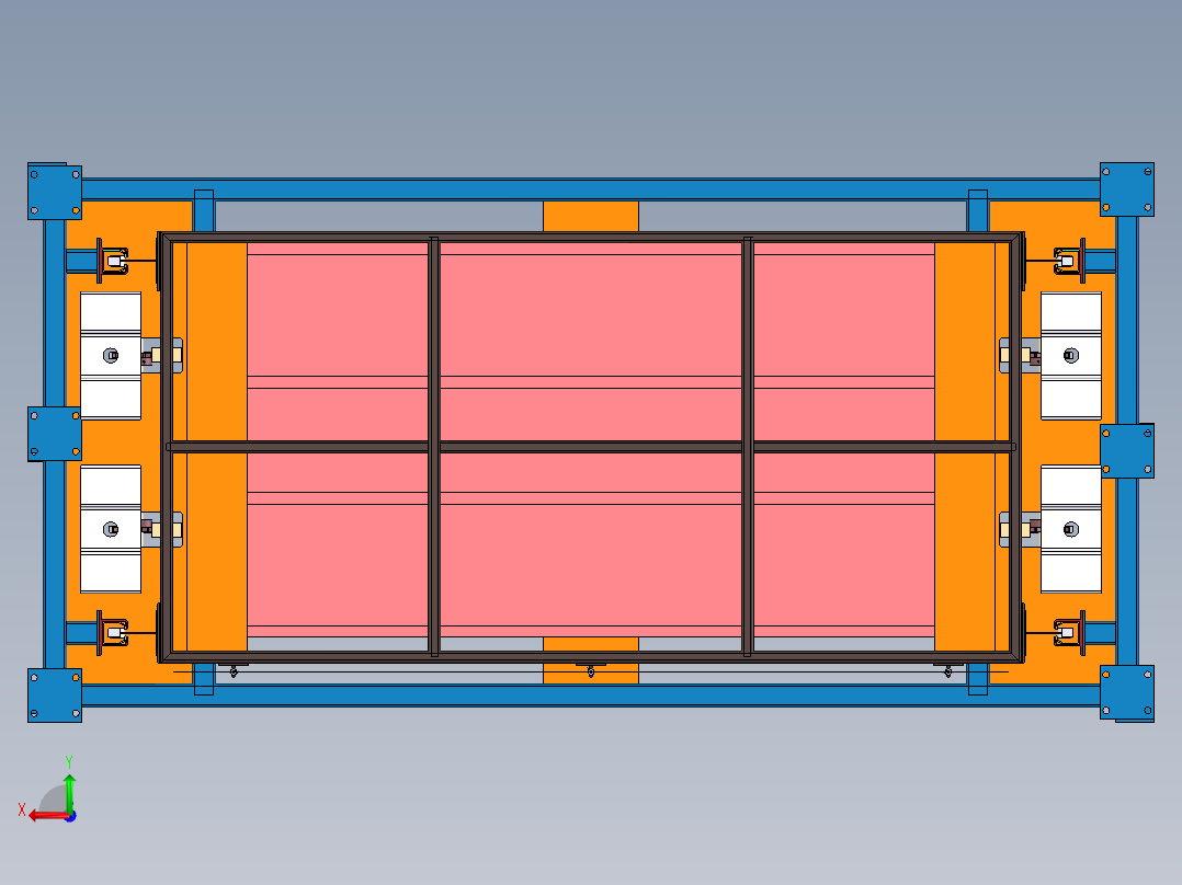 F957 3T升降垛码机后视图