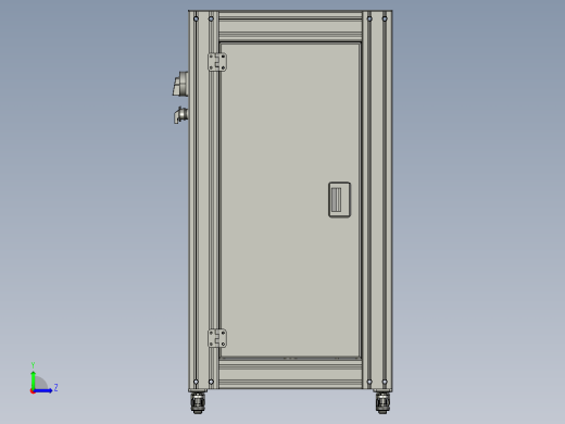 载具回流线体升降机左视缩略图