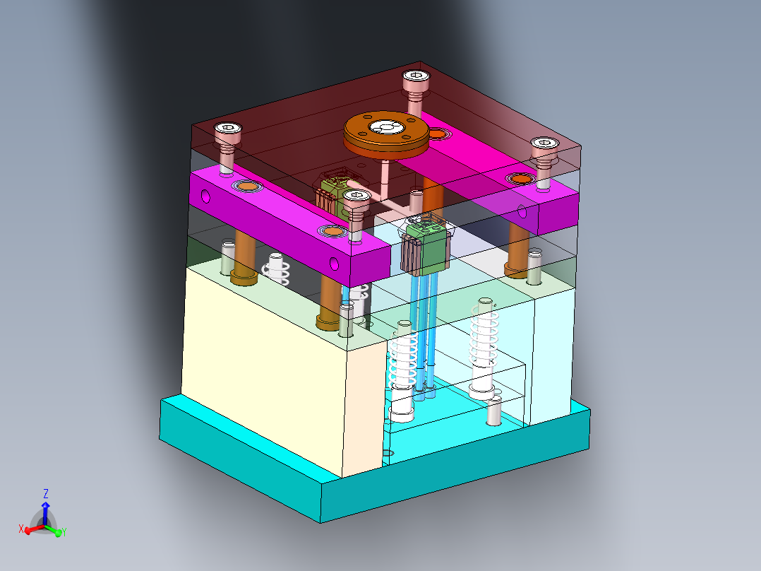 机器人腰部零件注塑模局（全部结清）