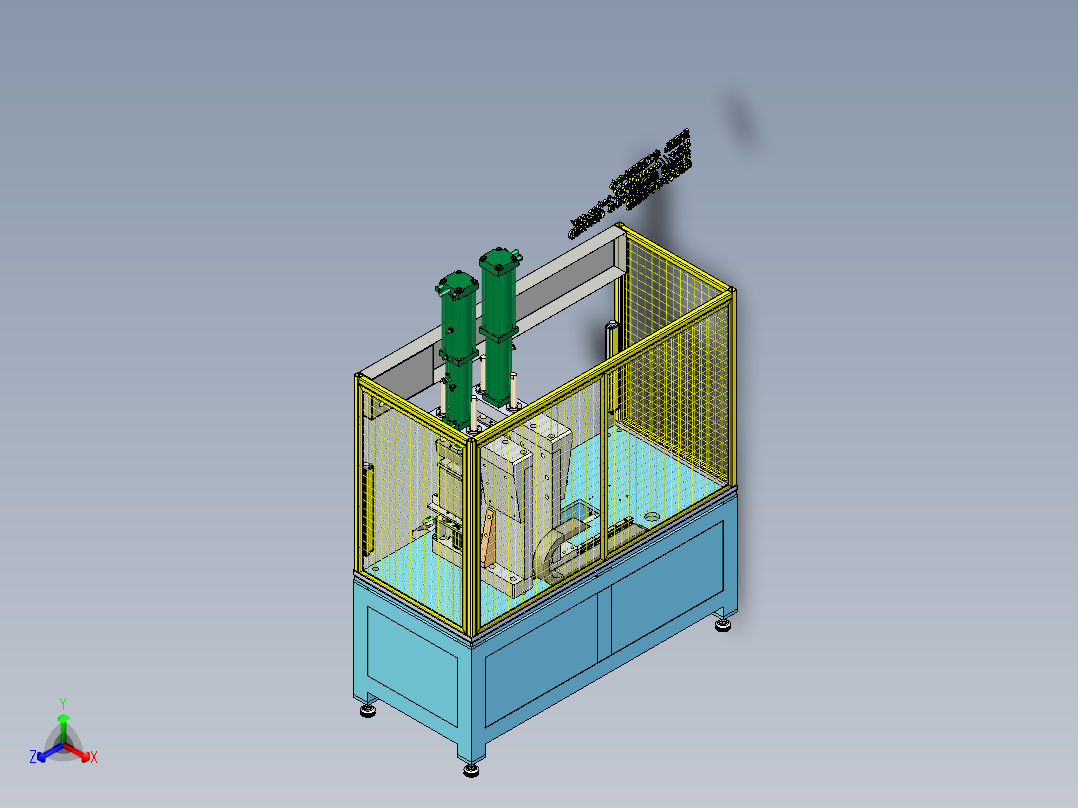 A9_外壳自动铆压机SW2016正等轴测图