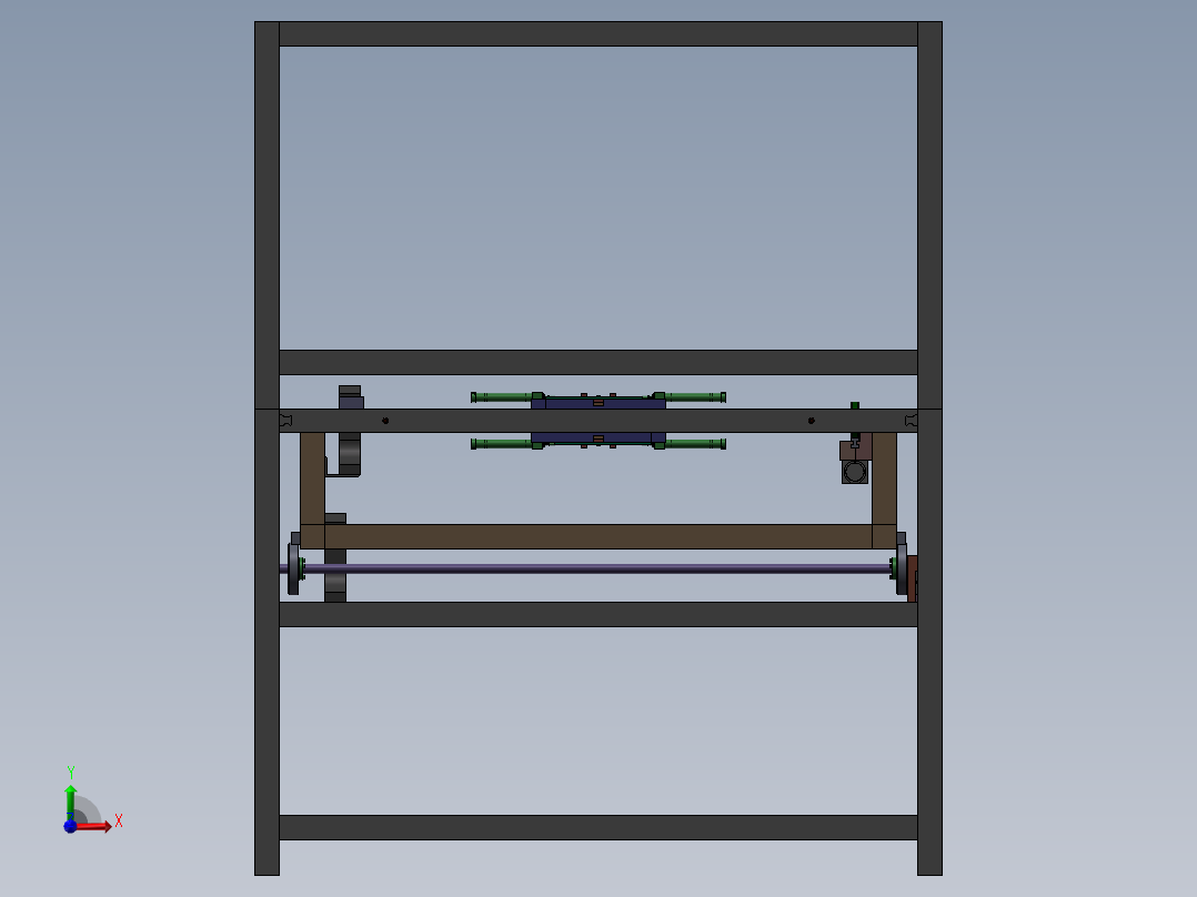 小型环形组装机前视图