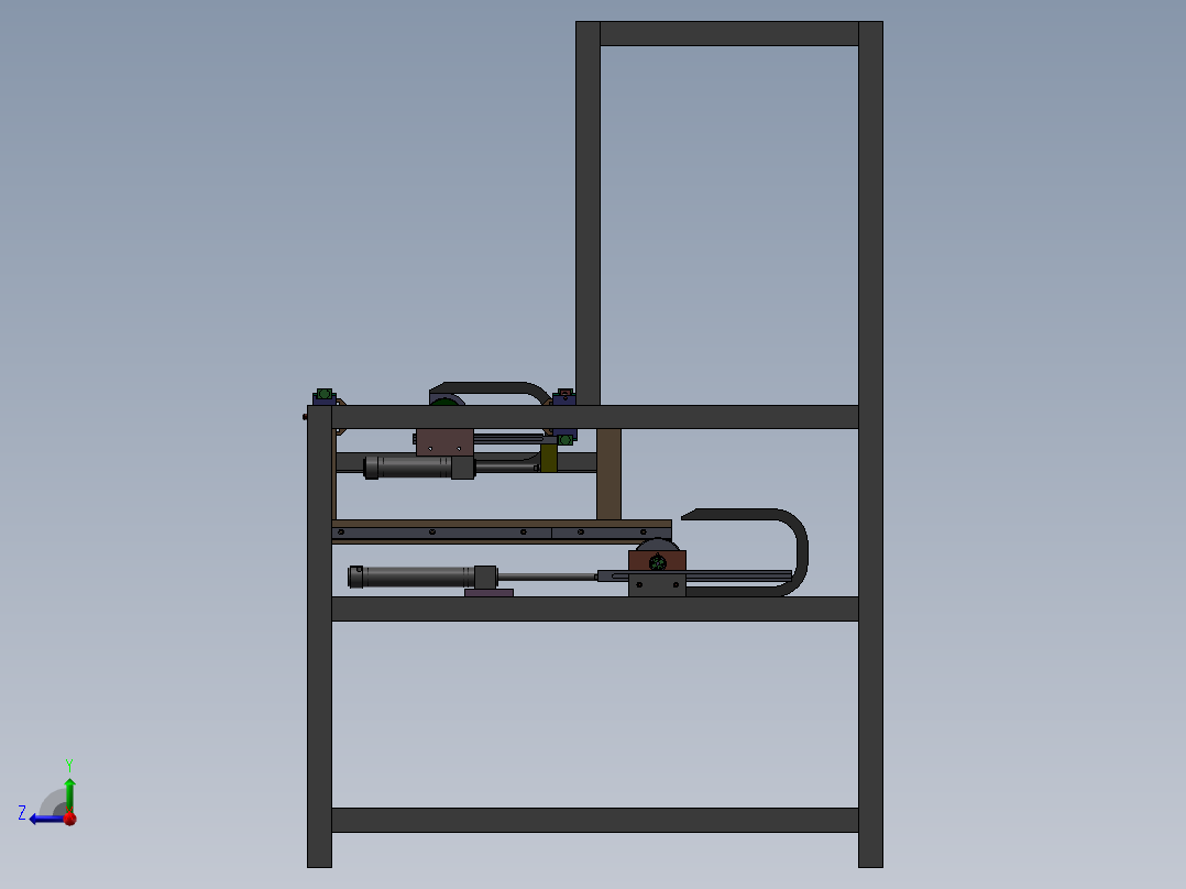 小型环形组装机右视图