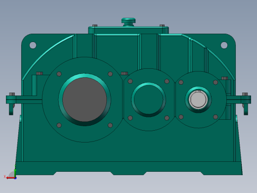 ZLY型硬齿面圆柱齿轮减速器160后视缩略图
