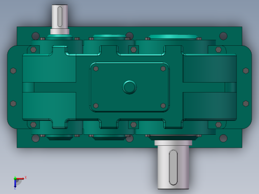 ZLY型硬齿面圆柱齿轮减速器160俯视缩略图