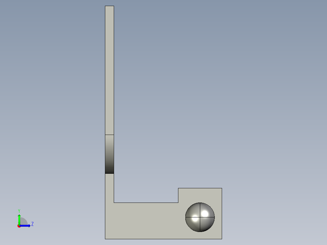 基恩士SJ-S01Wcontroller_kc图纸模型左视图