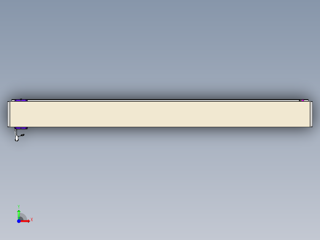 威洛博VL系列3d模型模组VL22H1Y-S2400前视图