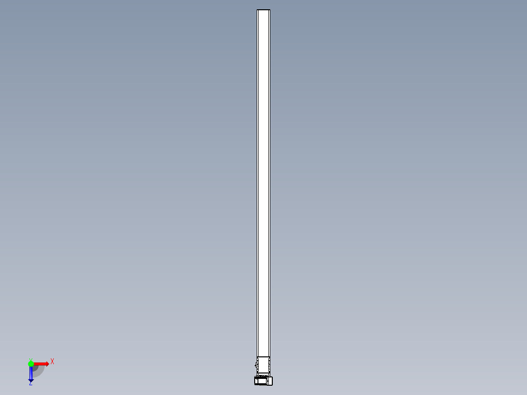 同步带全封闭直线模组TPA-HCB-105D-90-L2650-RU-C-P20-N3俯视图