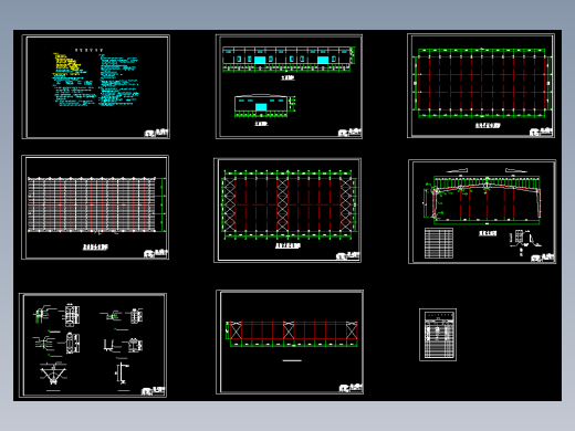 单层30米跨，2160平米门式厂房（含计算书、结构图纸）