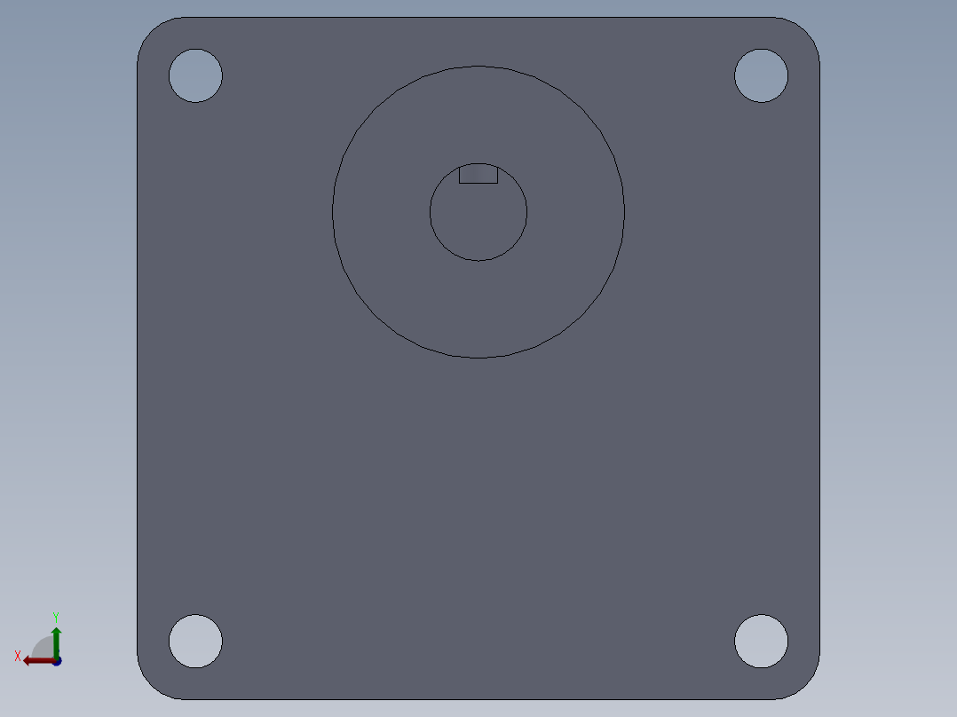 3GN12.5K减速器后视图