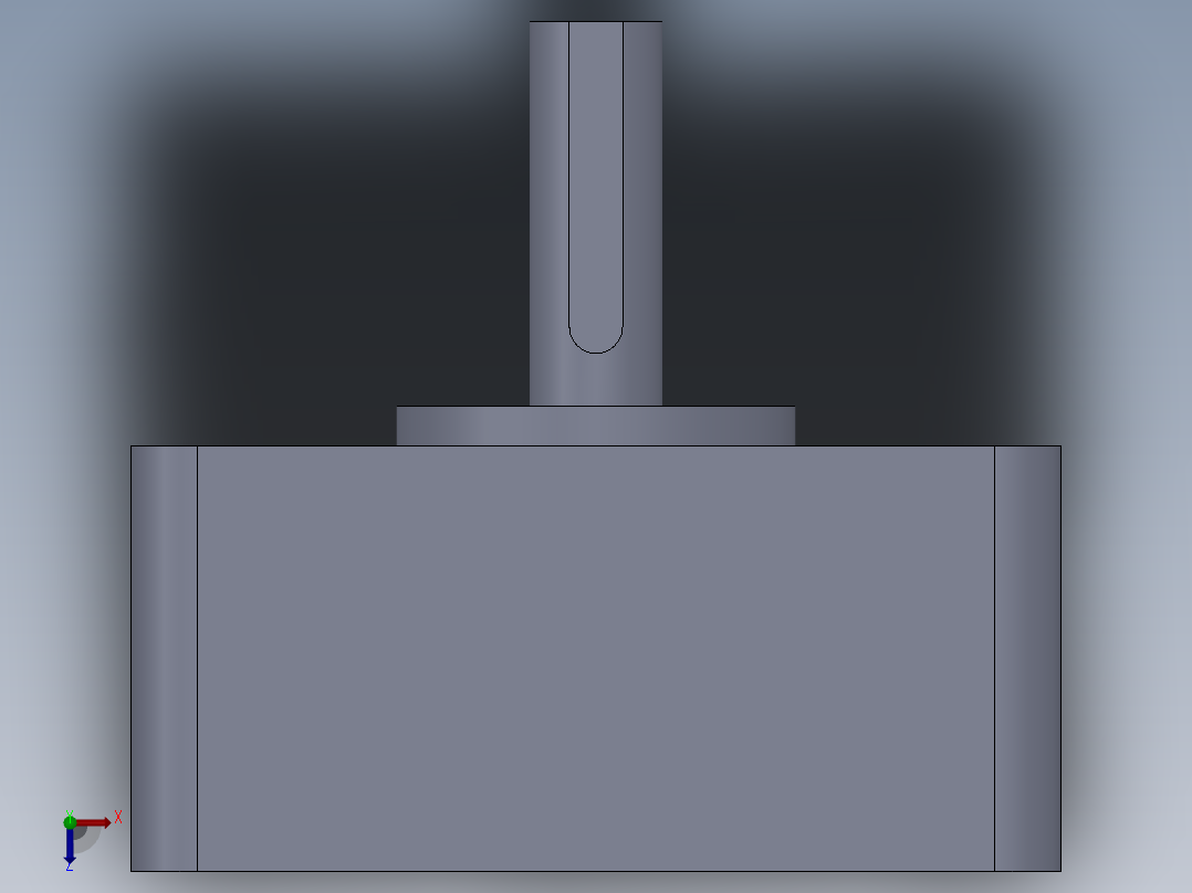 3GN12.5K减速器俯视图
