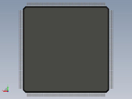 元器件3D封装QFP256_FPT-256P-M06175后视缩略图