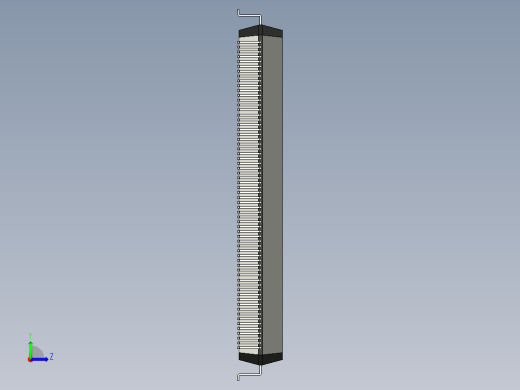 元器件3D封装QFP256_FPT-256P-M06175左视缩略图