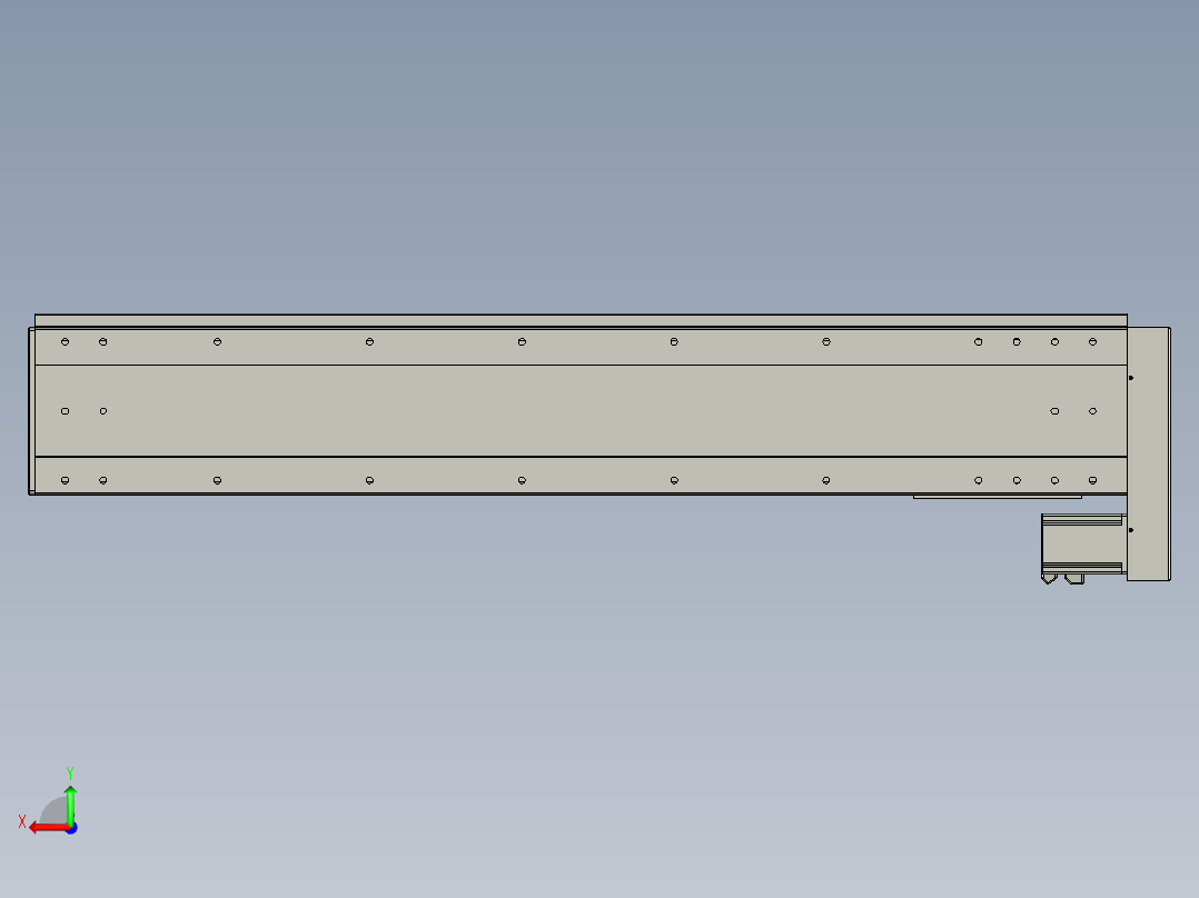 VF丝杆传动-一般环境VF22-S1100-BL后视图